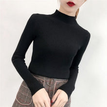 Load image into Gallery viewer, Autumn and Winter Explosions Sportswear High Collar Sweater Knit Pants Suit Casual Women's Two-piece Suit